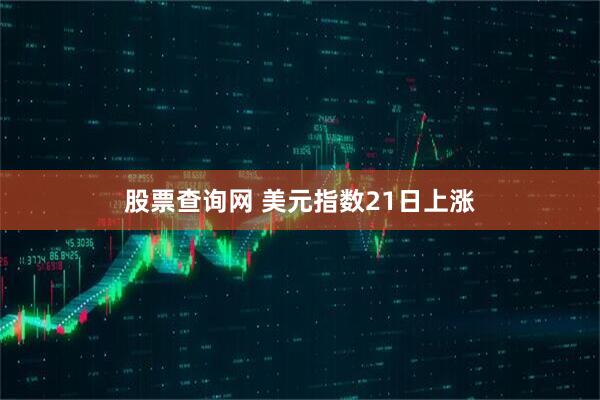 股票查询网 美元指数21日上涨